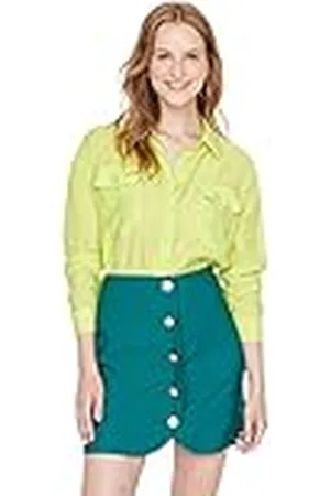 Trendyol Minifalda Tejida asimétrica Recta para Mujer Falda, , 62