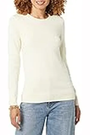Amazon Jersey en Algodón de Cuello Redondo (Disponible en Tallas Grandes) Mujer, , L