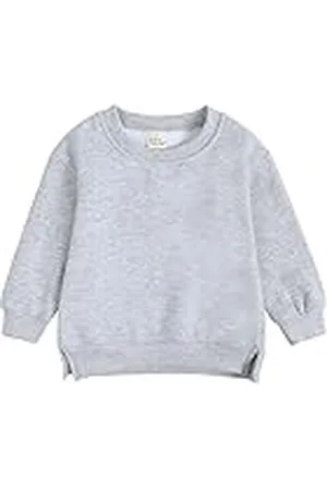 LITTLE HAND Niño niña Sudadera Color sólido con Capucha Sudadera Manga Larga Camiseta Cuello Redondo Lana，Altura Adecuada 73 80 90 100 110 120 130