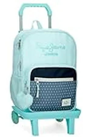 Pepe Jeans Dalma Mochila Escolar Doble Compartimento con Carro 30x40x13 cms Poliéster by Joumma Bags