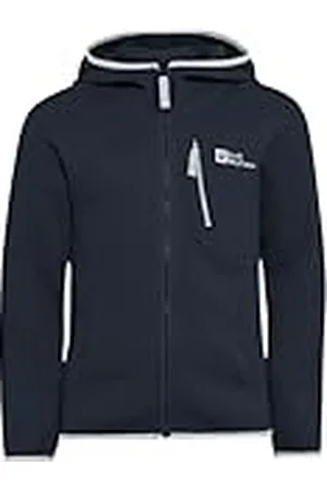 Jack Wolfskin Chaqueta de forro polar unisex para niños Actamic Grid Midlayer K