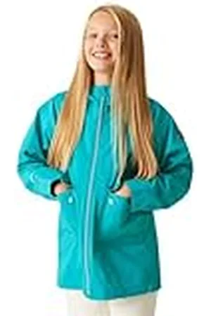 Regatta Beylina RKW297 - Chaqueta impermeable y transpirable para niñas, con cremallera completa, color , talla 14 años