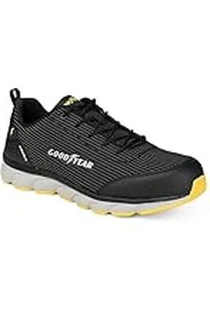 Goodyear Gyshu1667, Construction Boot Hombre, Negro, Naranja, 46 EU