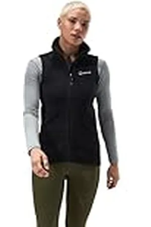Berghaus 422265BP6 Chaqueta de Forro Polar, Mujer, Black/Black, M