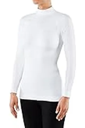Falke SK Impulse Camiseta Deportiva Mujer Ropa Interior Térmica Negro Blanco Camisetas Fitness De Material Inteligente Para Hacer Deporte Compresión transpirable 1 Pieza