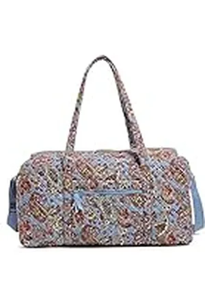 Vera Bradley Bolsa de Viaje Grande de algodón para Mujer, , Talla única, Bolsa de Viaje Grande de algodón