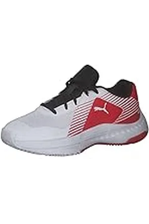 PUMA Varion Jr, Zapatillas Deportivas Unisex niños, Multicolor White Black High Risk Red, 29 EU
