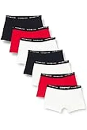 Tommy Hilfiger Niño Calzoncillos tipo bóxer trunks Ropa interior, Multicolor (Wh/ De/ Pr Re), 4-5 Años