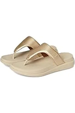 FitFlop F-Mode Go Adjustable Flatform Toe-Post Sandals, Sandalia Mujer, , 40 EU
