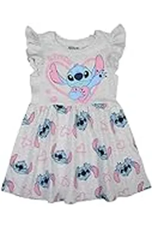 Disney LILO & STITCH, Conjunto de 2 piezas, Camiseta + Pantalones cortos, Niños, (2 a 8 años), Unisex, Niño, Niña, Suave, Lindo, Cálido, Camiseta, Pantalones, Modelo DIS LIS 5223C767 S1-3A