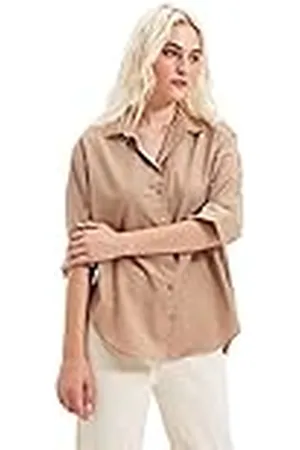 Trendyol Camisa Tejida con Cuello estándar básico para Mujer, , 42