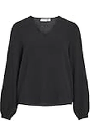 VILA Visurashil V-Neck L/S Top/R/Dfs Blusas, , 38 Mujeres
