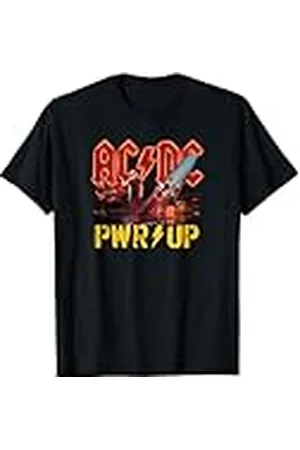 AC/DC Rock Music Band PWRUP Stage Lights Camiseta