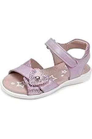 Garvalin 172404, Sandalias con Punta Abierta para Niñas, Rosa (Magenta / Norton), 28 EU