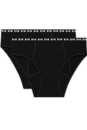 Dim Braga Menstrual Flujo Abundante Para Niñas x2, Negro, 12 años