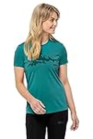 Jack Wolfskin S/S T W Camiseta de Senderismo, , XS para Mujer