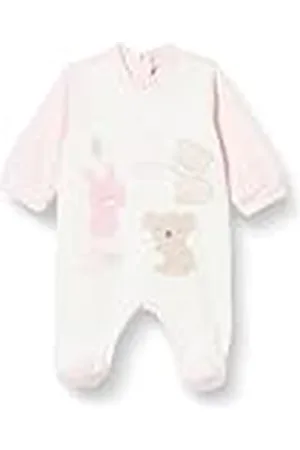 chicco Mono de Chenilla Con Abertura En Rótula, Bebé-Niñas, , 6 meses, Diseñado en Italia