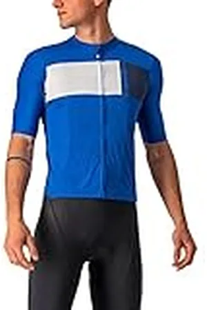 Castelli 4522023 PROLOGO 7 Jersey T-Shirt Hombre Azzurro Italia/Ivory-Savile BL Tamaño S