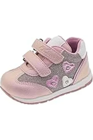 chicco Zapatillas Niña con Doble Cierre de Gancho y Bucle, Zapatos de Deporte Cómodos, Flexibles y Transpirables, para Primavera, Otoño e Invierno, Zapatos Niña y Chica, Rosa (2), 22 EU