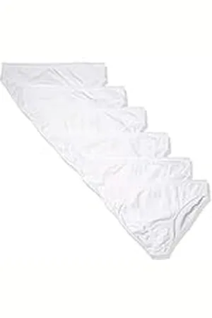 Amazon Ropa Interior de algodón con Pernera Alta (Disponible en Tallas Grandes) Mujer, Pack de 6, , 46