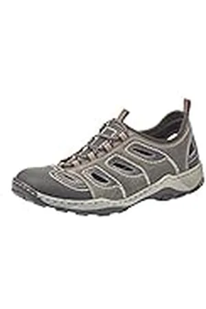 Rieker 8065, Zapatillas sin Cordones Hombre, Gris, 44 EU