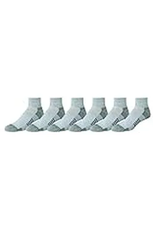Amazon Calcetines Deportivos Tobilleros de algodón Acolchados Transpirables y cómodos de Alto Rendimiento Hombre, 6 Pares, , 41-45