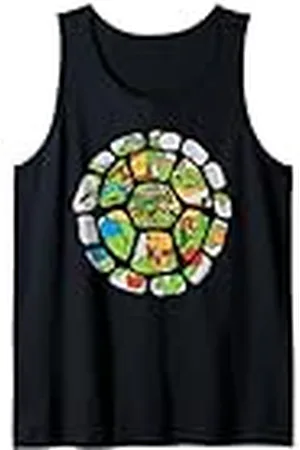 Teenage Mutant Ninja Turtles TMNT Raphael & Co Arte de concha envejecida Camiseta sin Mangas