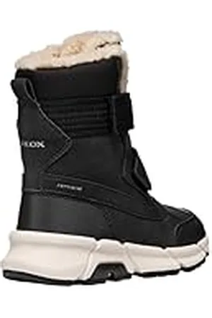 Geox J FLEXYPER Plus Boy, Bota de Nieve, Black, 33 EU