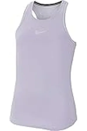 Nike G Nkct Dry Tank Camiseta, Niñas, Oxygen Purple/White/White/White, XS