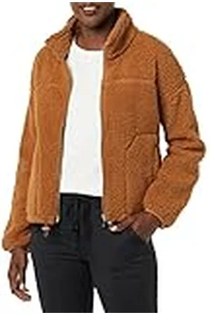 Amazon Chaqueta de Forro Polar, Sherpa y Cremallera Completa Mujer, , S