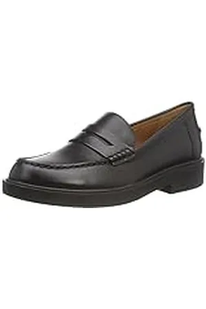 Geox D Spherica Ec1 A, Mocasines para Mujer, (Black), 40 EU