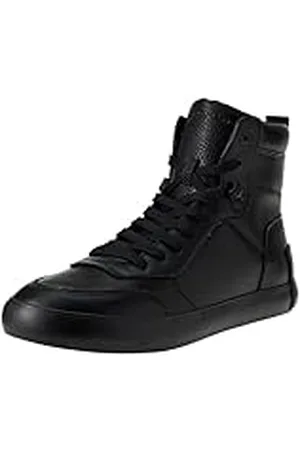 Calvin Klein Jeans Vulc Mid Laceup LTH IN Lum YM0YM00872, Zapatilla Vulcanizada Hombre, Negro (Triple Black), 44.5 EU