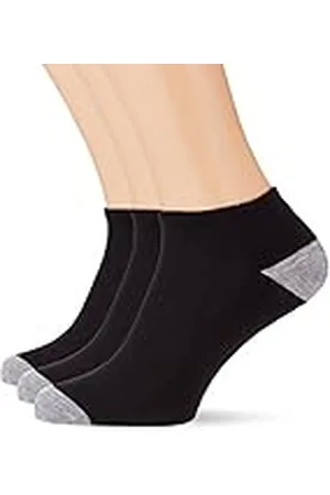 Dim Calcetines Eco Sport Hombre x3, Negro, 40-45