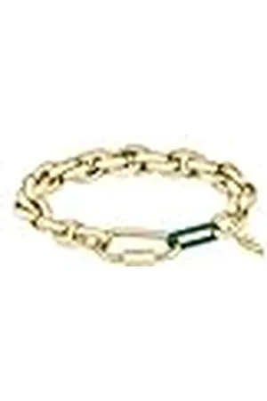 Lacoste AUDACIA Collection 2040365 - Pulsera de cadena para mujer en oro amarillo, talla única, Acero inoxidable, No es una piedra preciosa