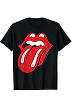The Rolling Stones Lengua clásica envejecida de los Camiseta