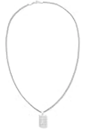 Tommy Hilfiger Jewelry Collar para Hombre en Acero Inoxidable con una Placa Grabada - 2790316