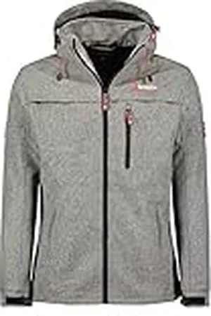 Geographical Norway Tarmak Men, Softshell Hombre Hombre, Gris Clair