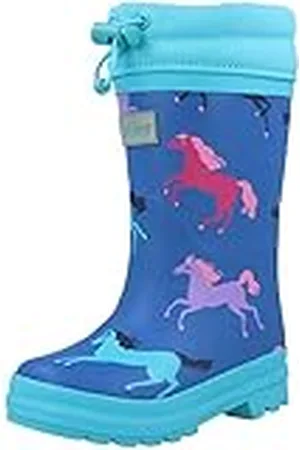 Hatley Sherpa Lined Printed Wellington Rain Boots Gummistiefel, Bote de Lluvia Niñas, , 22 EU
