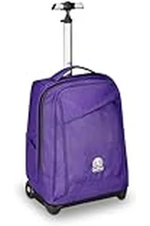 Invicta Maleta escolar Benin Solid, morado, 2 en 1, con correas para uso mochila, bolsillo para botella y porta portátil, escuela y viajes, niños, , Talla única, Escolar