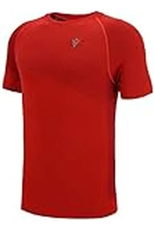 macron Run Scc Ryan Camiseta Seamless Tomred/Dtomred SS Man, Hombres, , X-Large