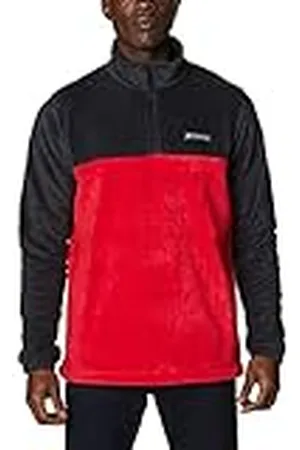 Columbia Hombre Chaqueta polar con media cremallera, Steens Mountain