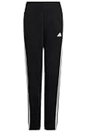adidas Unisex niños Essentials 3-Stripes Fleece Pants, Black/White, 7-8 Years
