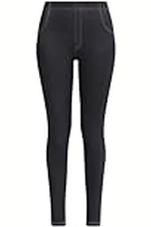 Dim Effet Jean Avec Poches Relax & Go X1 Leggings, Blue Navy, M para Mujer