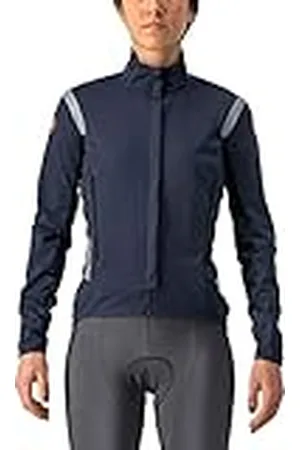 Castelli 4522543 PERFETTO RoS 2 W JCT Jacket Mujer SAVILE BLUE/SILVER REFLEX Tamaño L