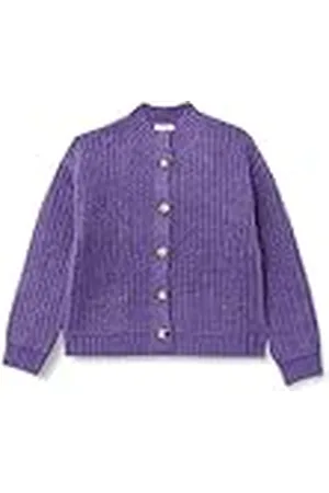 Koton Knit Cardigan Long Sleeve Button Closure Round Collar, Jersey de Punto niñas,