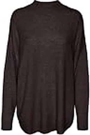 VERO MODA Vmplaza LS Highnck Long Jersey Ga Noos Punto, , XS para Mujer
