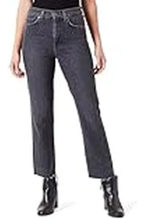 7 for all Mankind Logan Stovepipe Onyx Jeans, , 32 De Las Mujeres