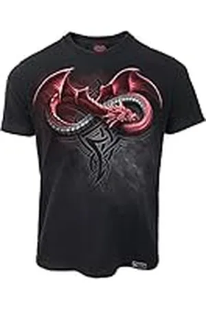Spiral Infinity Dragons Hombre Camiseta L 100% algodón Regular