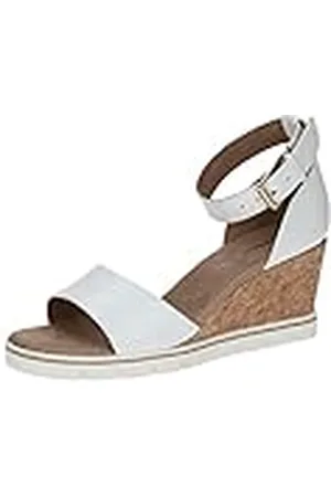Caprice 9-9-28711-20, Sandalias Mujer, Blanco (White Nappa), 40 EU