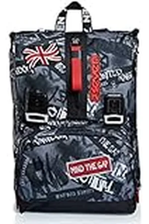 7 for all Mankind Mochila, KEEP FLAG para adolescentes, niñas y niños, Gran capacidad, para la escuela, el deporte y el tiempo libre, diseño italiano